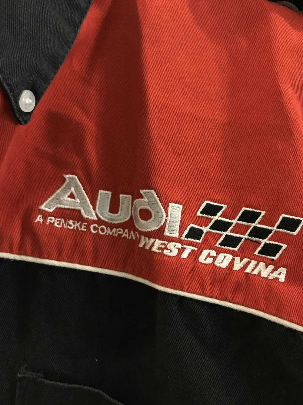 Audi × Vintage Mobil 1 Audi Racing Button Up Shirt - image 4