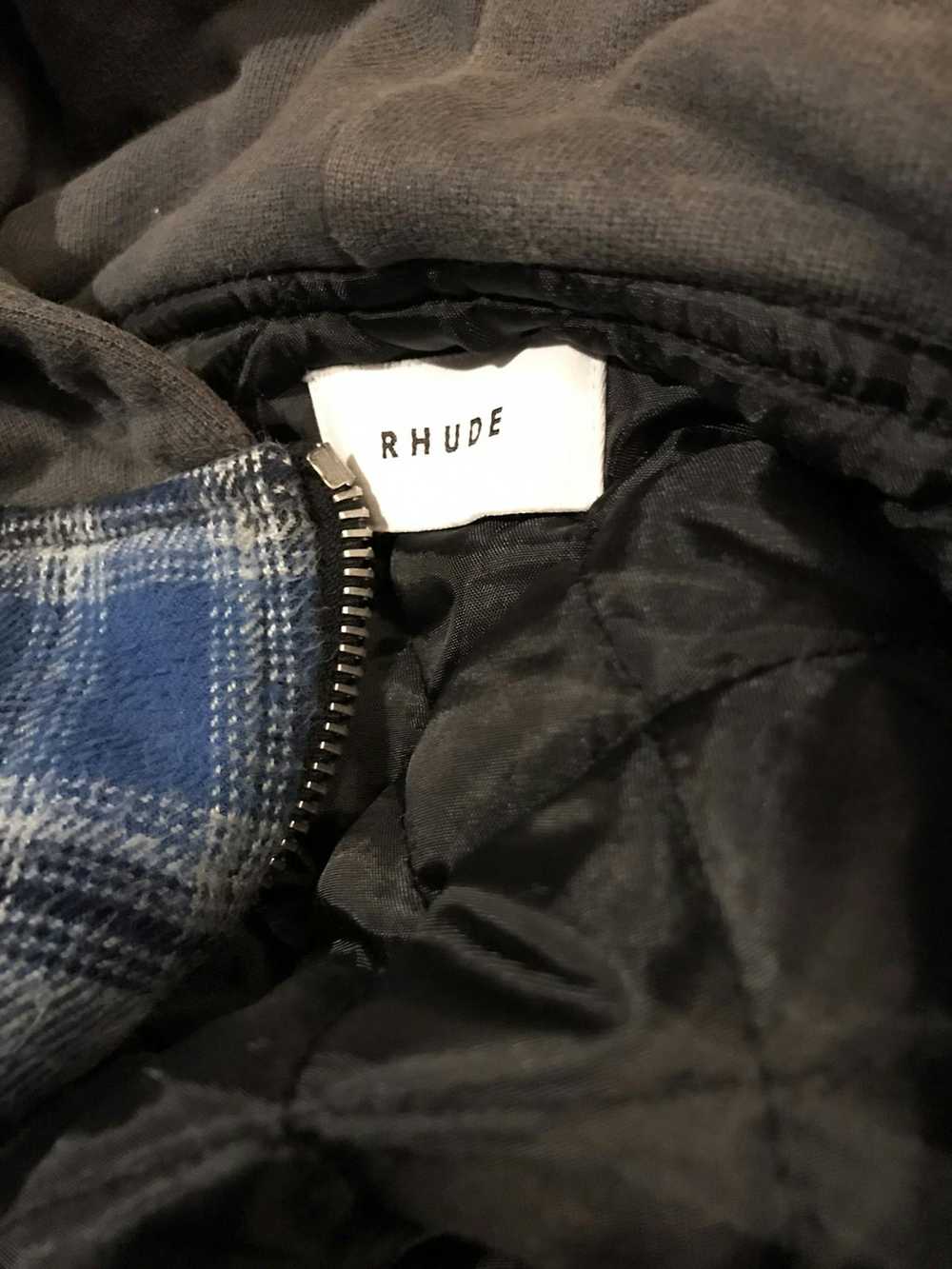 Rhude Rhude blue checked jacket - image 3