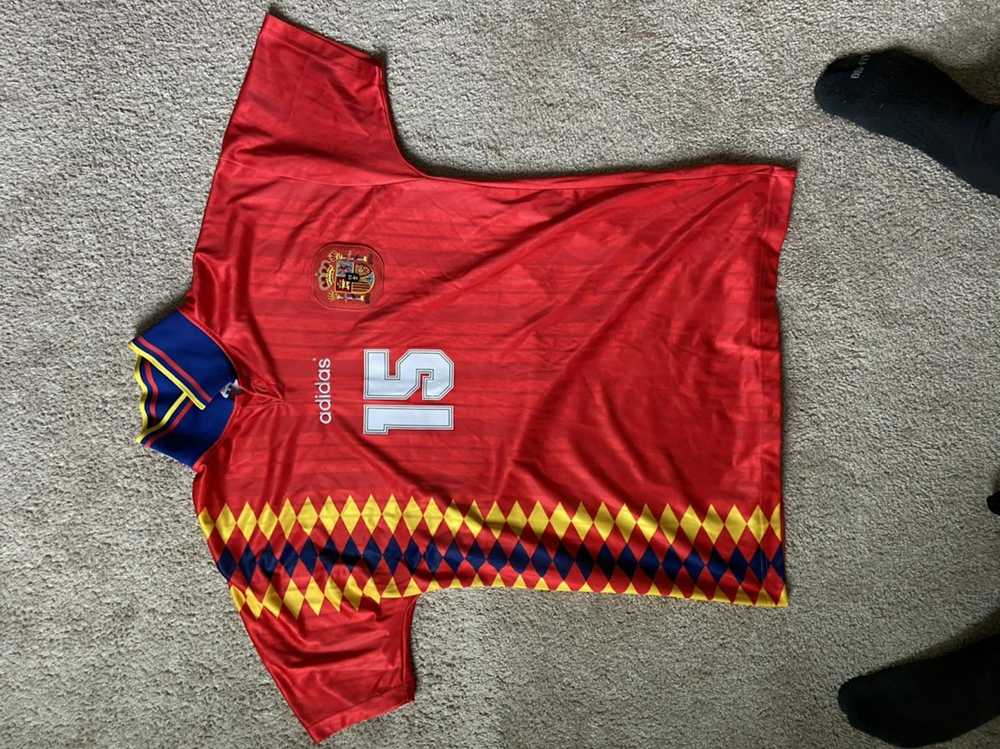 Adidas RARE VINTAGE 1994 WORLD CUP ORIGINAL SPAIN HOM… - Gem