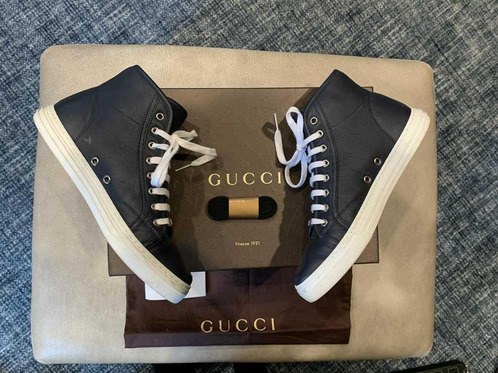 Gucci Leather High Top - image 3