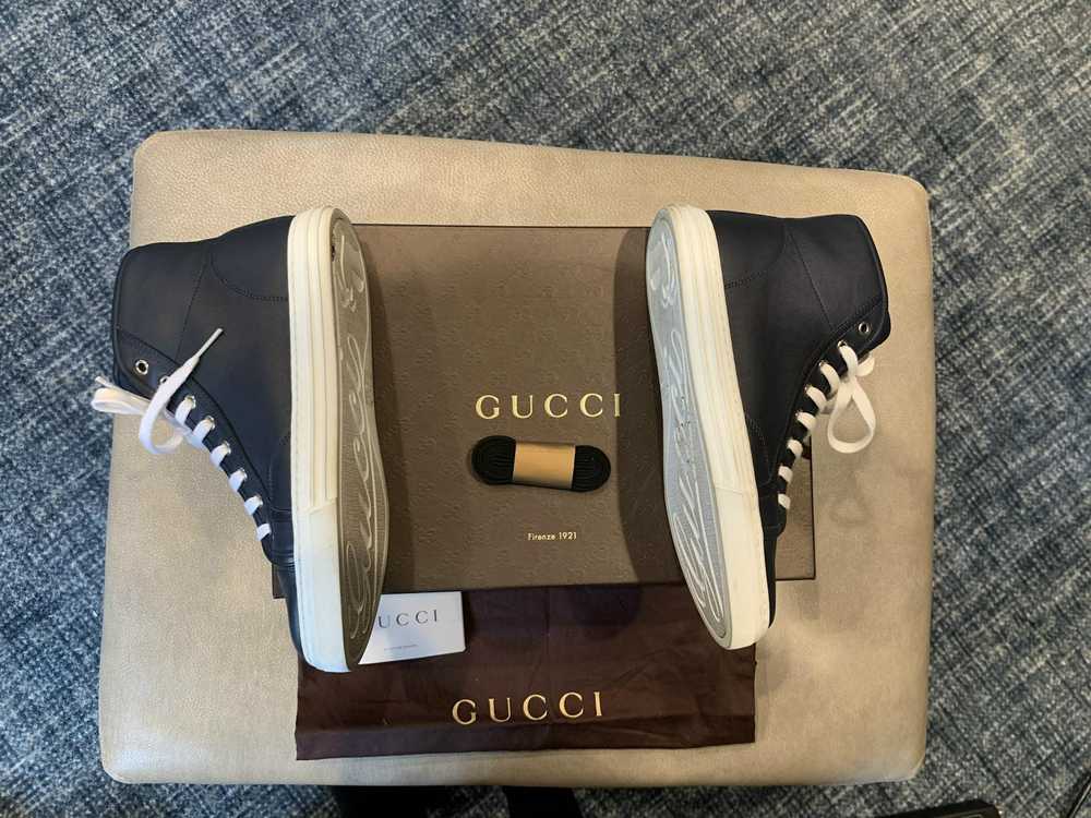 Gucci Leather High Top - image 4