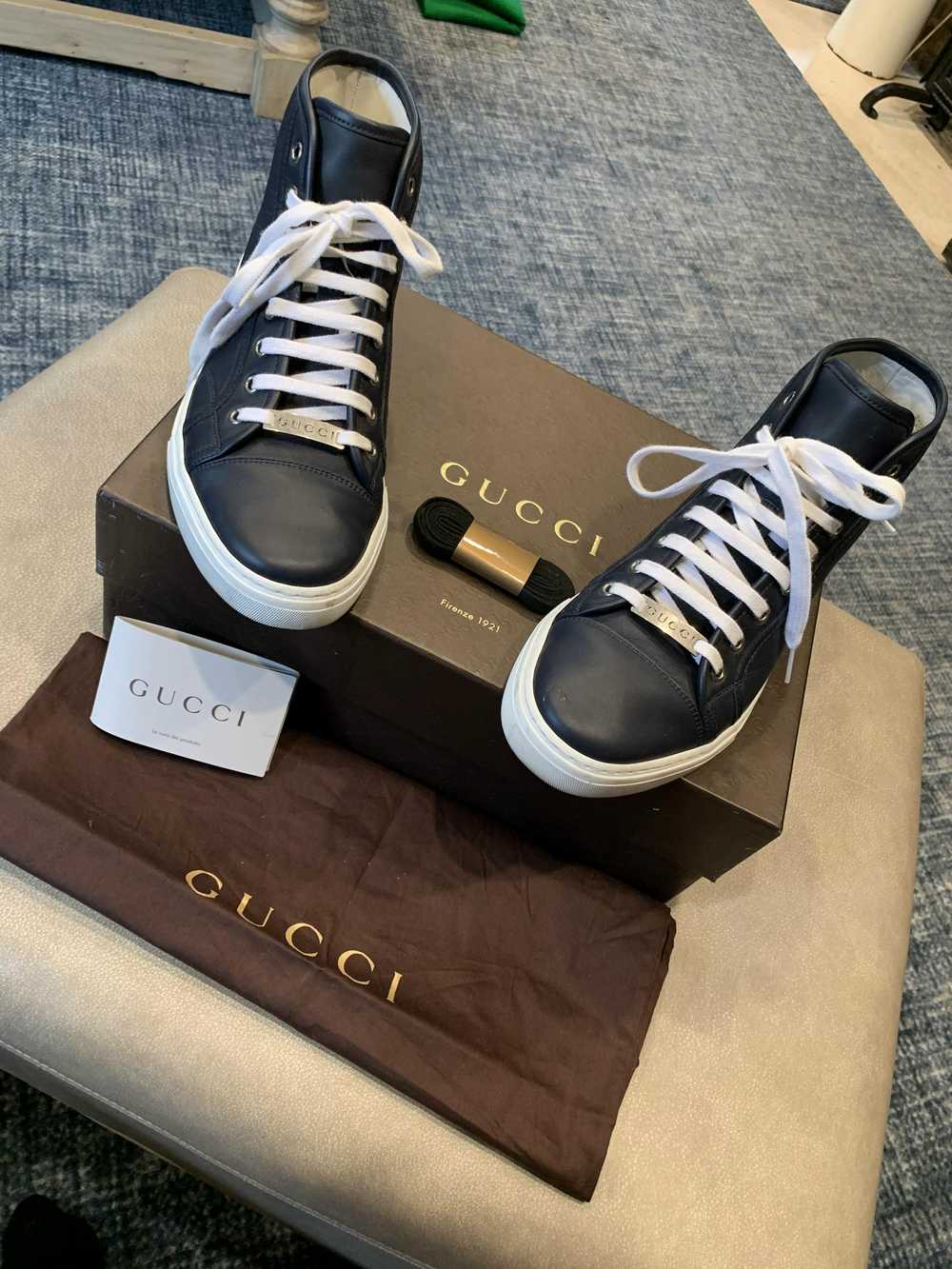 Gucci Leather High Top - image 6
