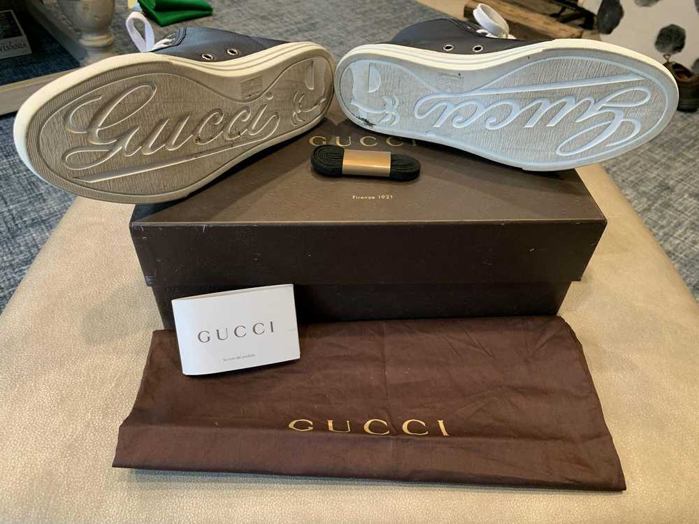 Gucci Leather High Top - image 7