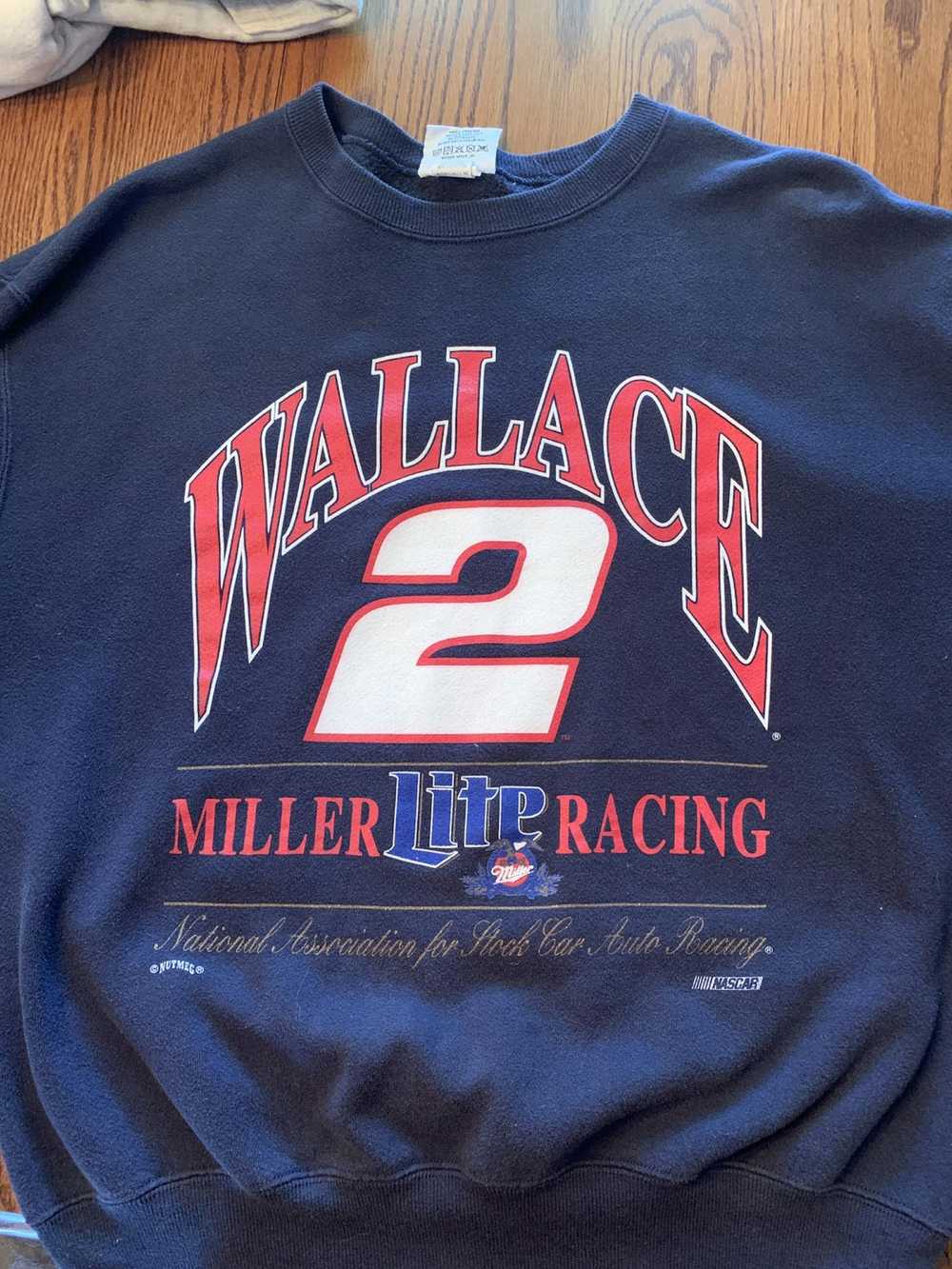 Vintage Rusty Wallace Crewneck Miller Lite Racing - image 2