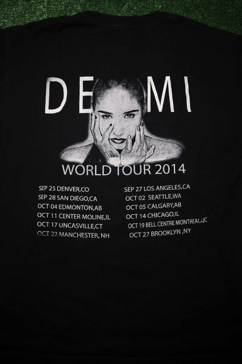 Band Tees Demi Lovato 2014 Tour T-Shirt - image 3