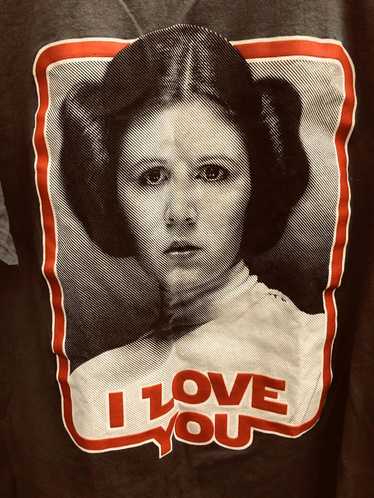 Star Wars Princess Leia graphic print tee shirt