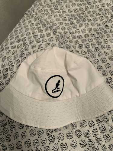 Vintage White Kangol Tropic Bucket Hat Size Medium England 