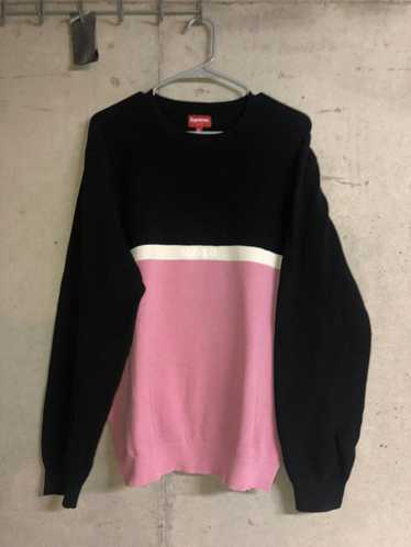 Supreme Supreme Stripe Knit Sweater Tonal Logo Col