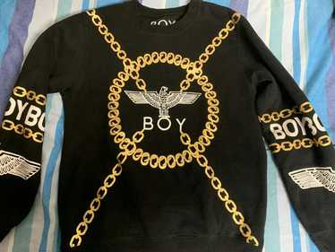 Boy London Boy London Gold Chain sweatshirt 100%c… - image 1