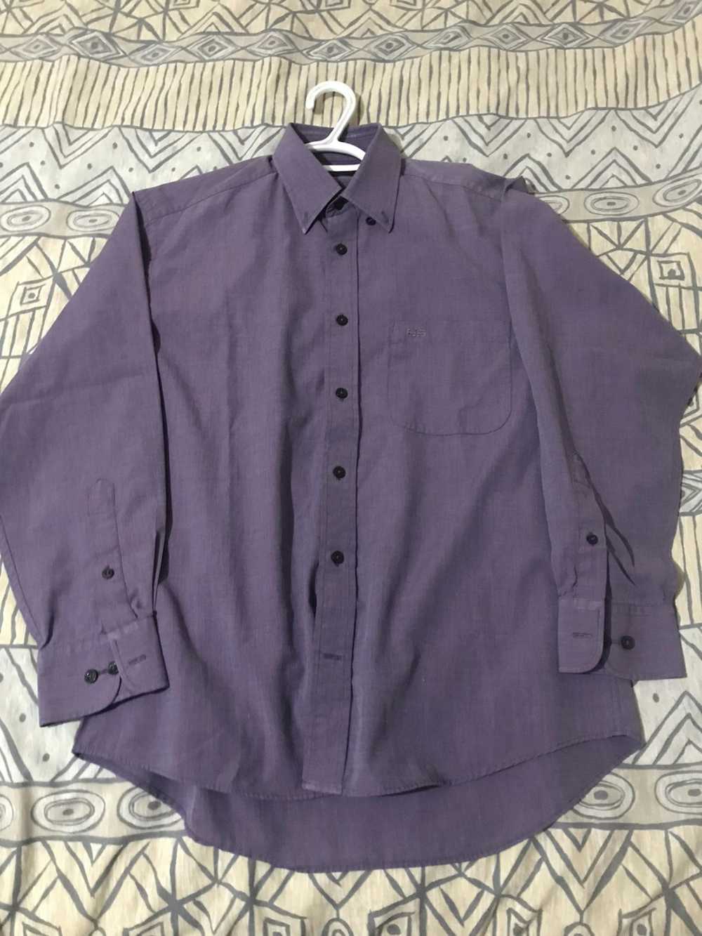 Balenciaga Balenciaga Lavender Button Up Shirt - image 1