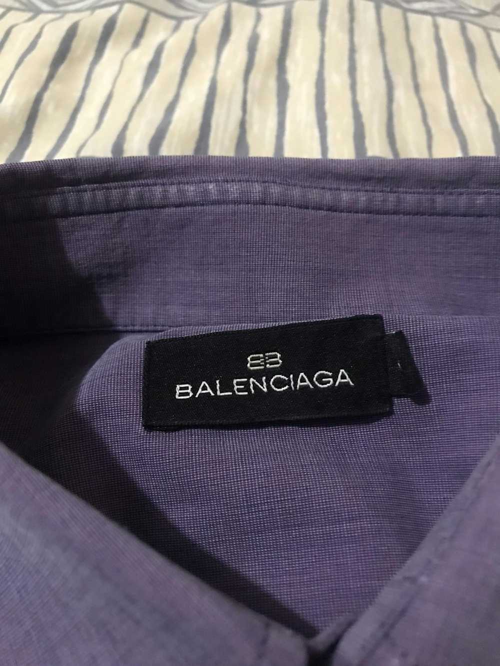 Balenciaga Balenciaga Lavender Button Up Shirt - image 2