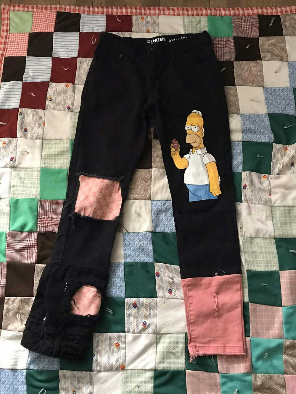 Gucci × Levi's × The Simpsons 1 Of 1 Homer Simpson Gu… - Gem