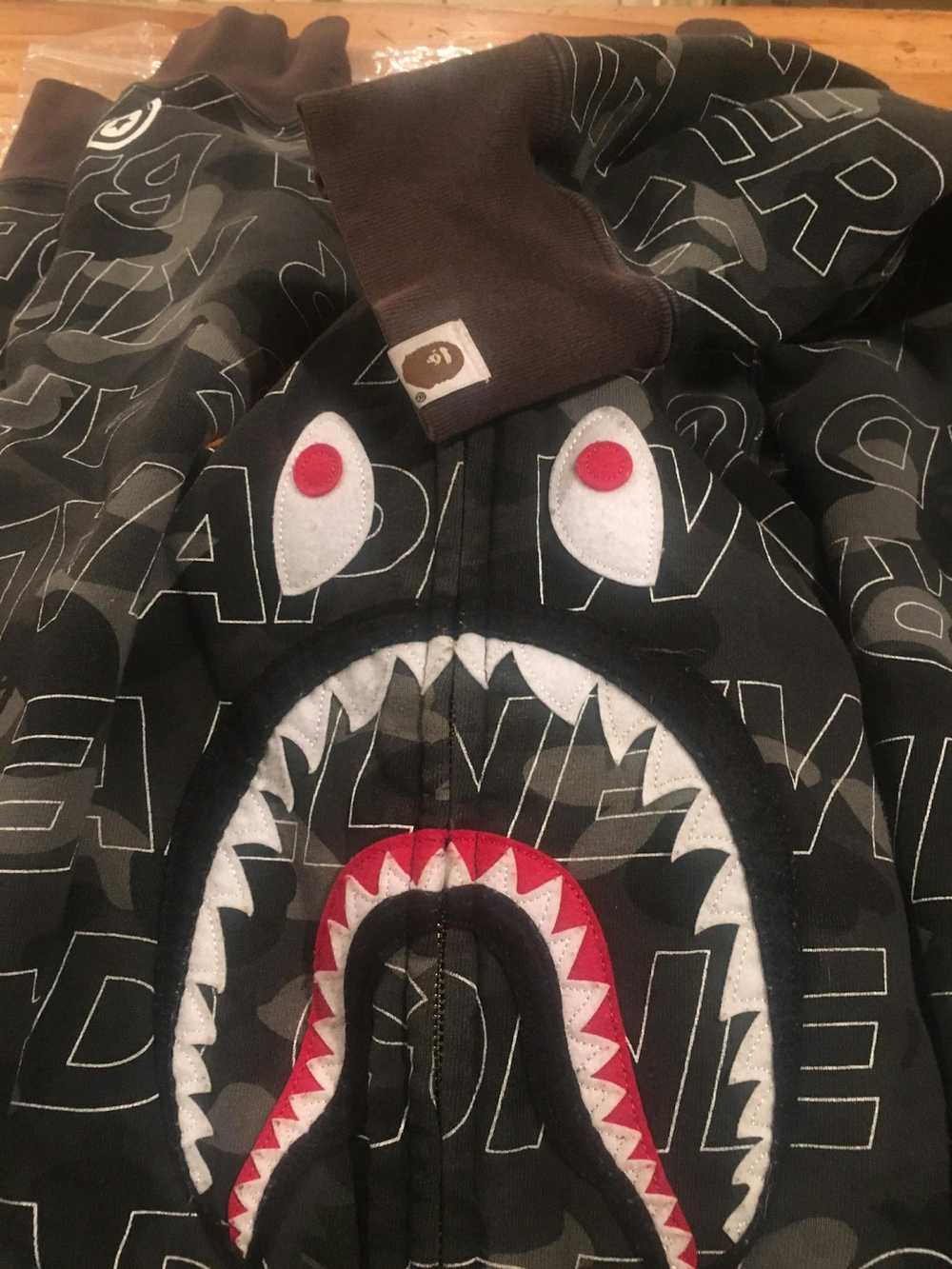 Bape Original Bape Text Hoodie - Gem