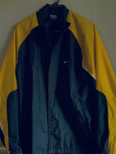 Nike Vintage black and yellow Nike windbreaker L - image 1