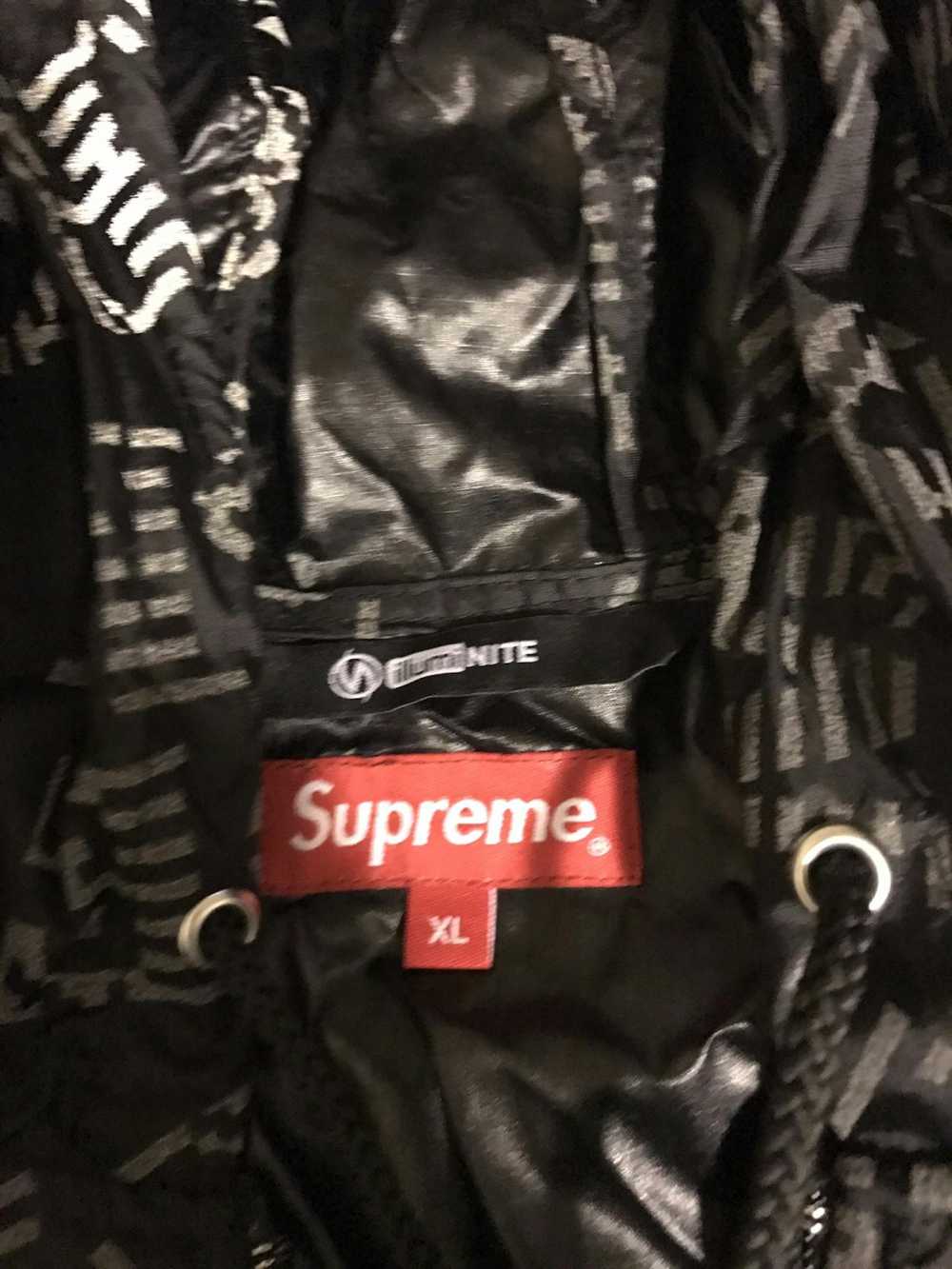 Supreme Reflective Pullover Windbreak Black SS15 - image 2