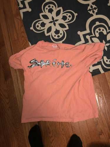 Supreme Supreme Liquid Tee Salmon M - image 1