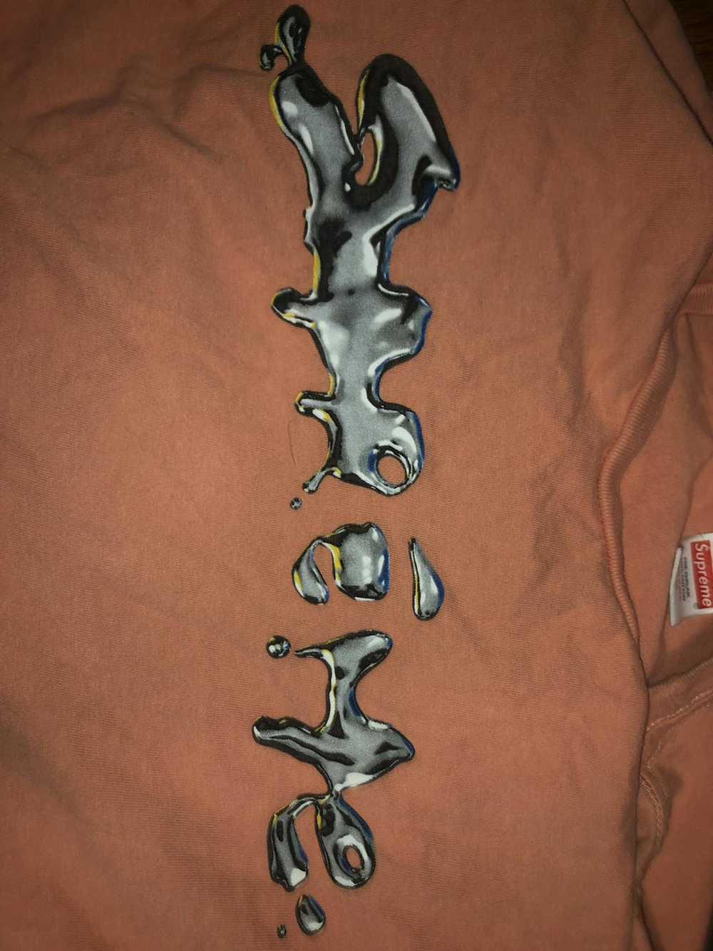 Supreme Supreme Liquid Tee Salmon M - image 2