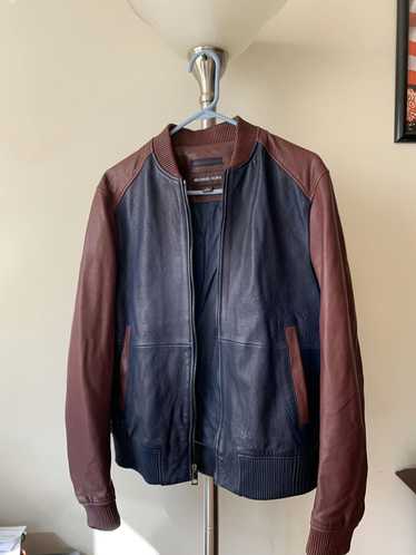 Michael Kors Leather bomber jacket