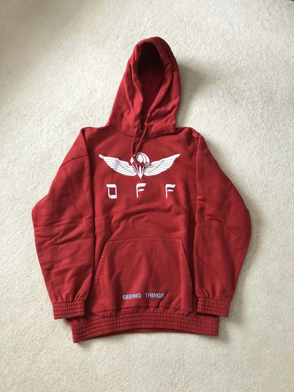 Off-White Off-White Red Parachute Hoodie - image 1