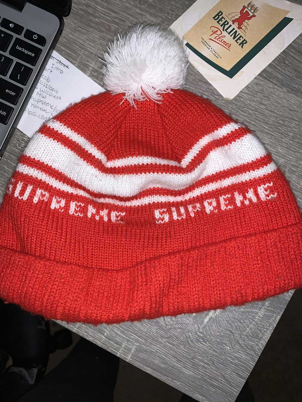 Supreme Classic Stripe Beanie - image 2