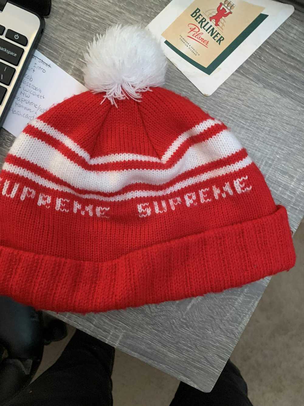 Supreme Classic Stripe Beanie - image 3