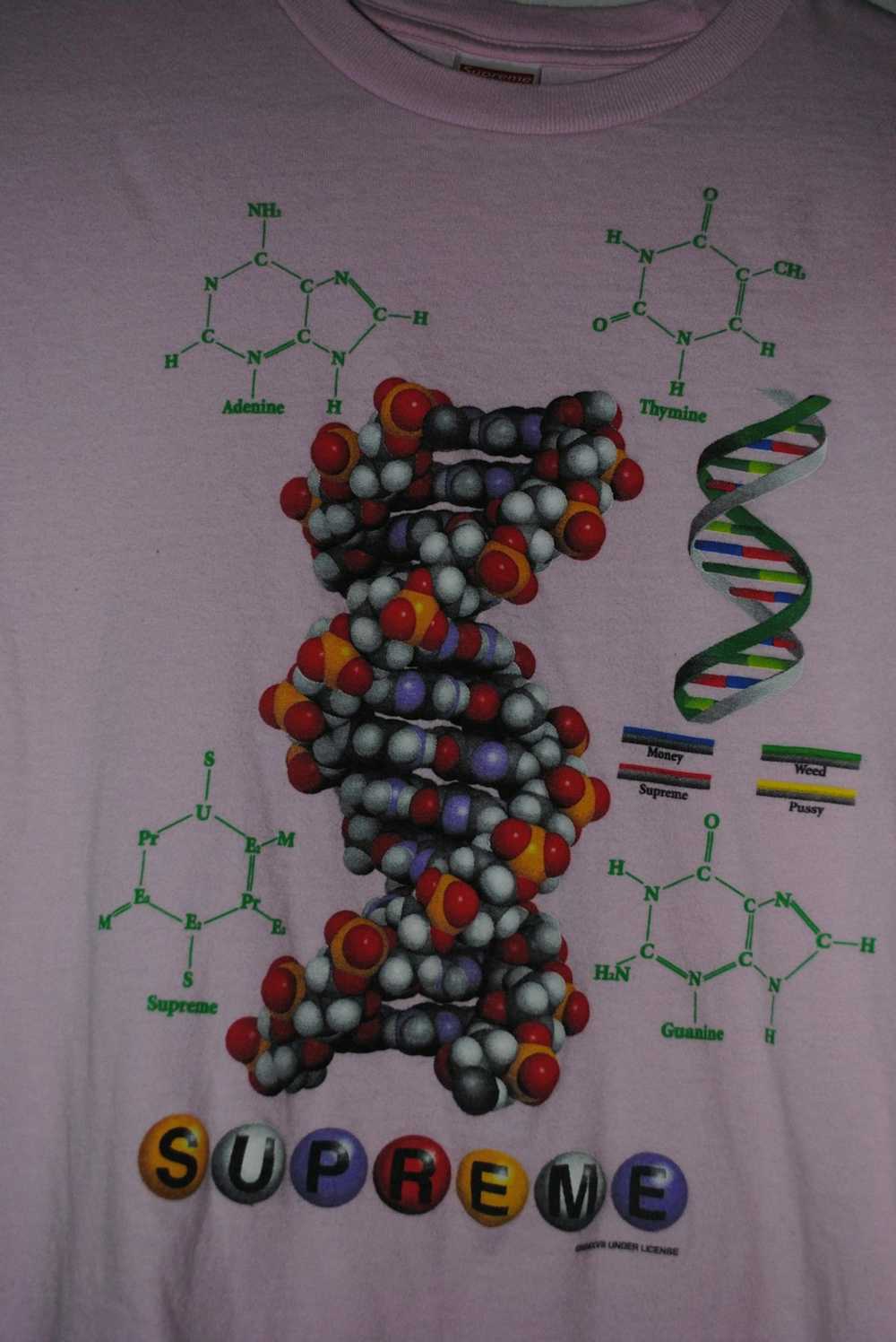 Supreme Supreme Pink FW17 DNA Tee - image 2