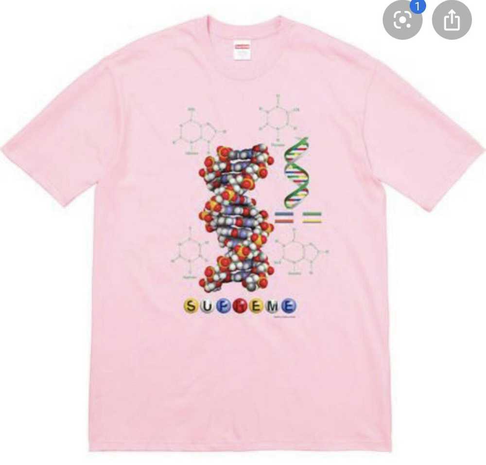 Supreme Supreme Pink FW17 DNA Tee - image 5