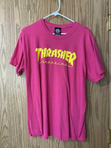 Thrasher Thrasher Magazine Logo Pink T-Shirt - image 1