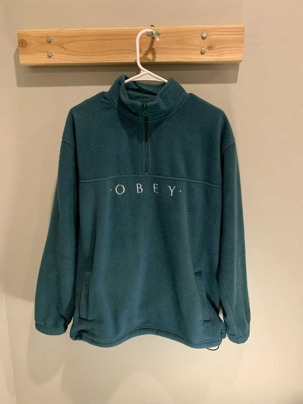 Obey Obey fleece jacket - image 1