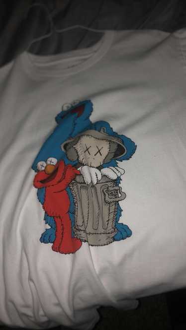 Kaws Sesame Street Companion Trash Can Tee - image 1