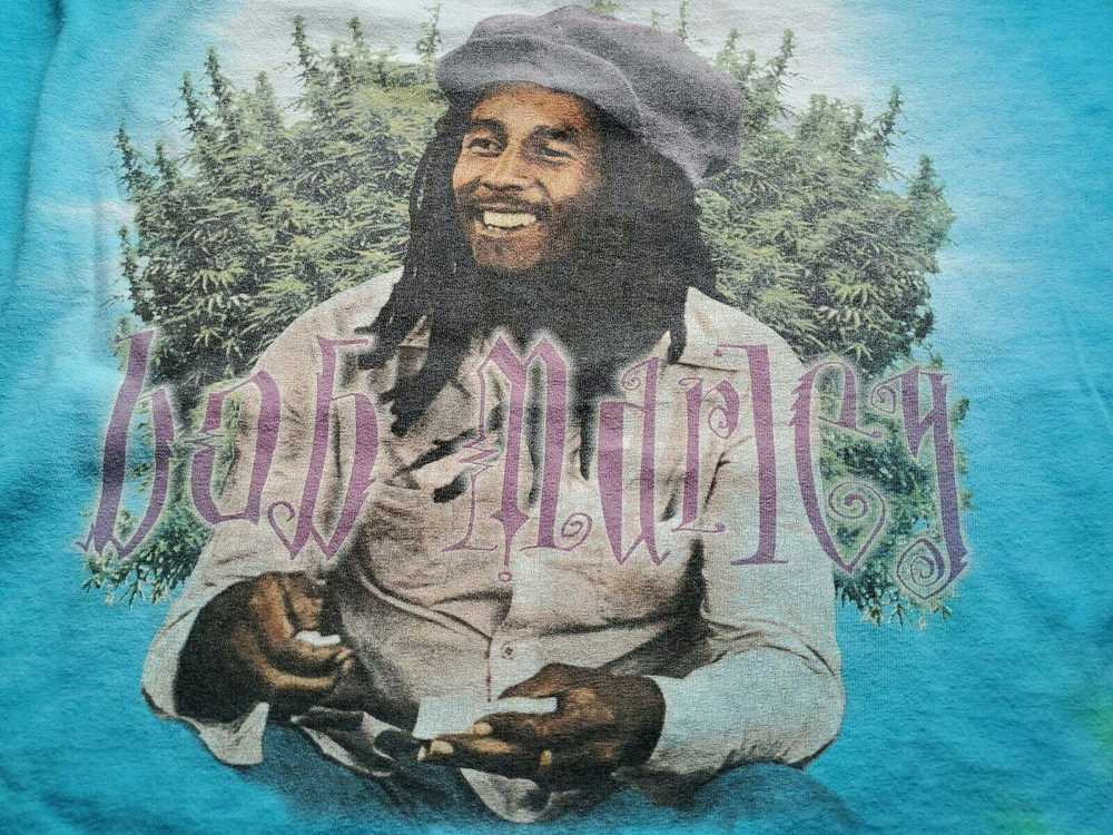 Vintage 2000 Bob Marley "Herb Like Fruit" XL T Sh… - image 2