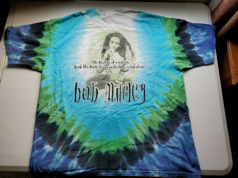 Vintage 2000 Bob Marley "Herb Like Fruit" XL T Sh… - image 4