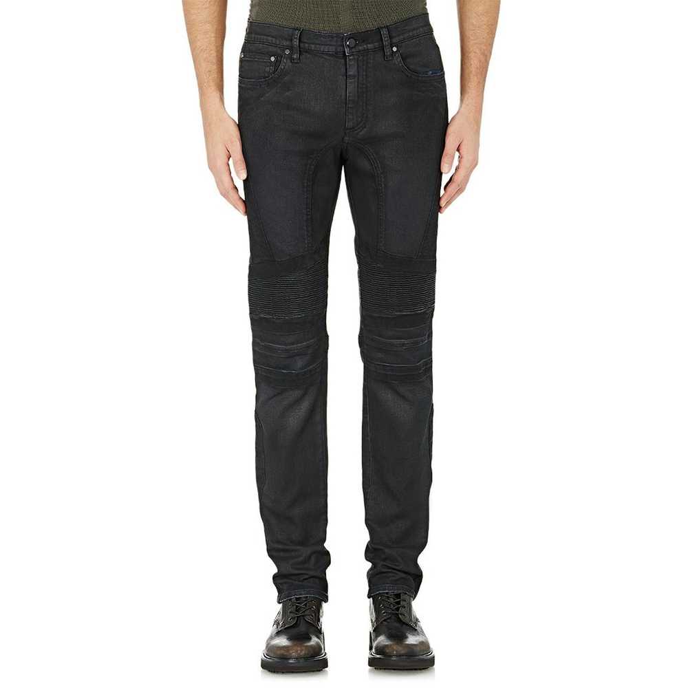 Belstaff Belstaff Coated moto denim jeans - image 1