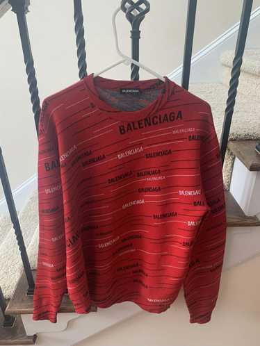 Balenciaga Balenciaga Jacquard logo sweater