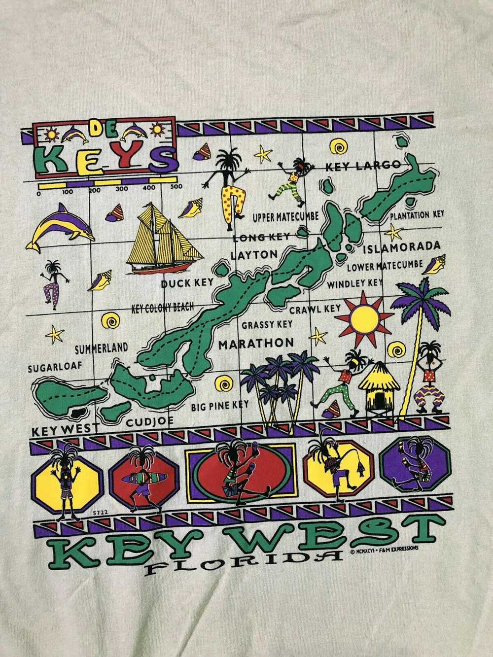 Other × Vintage VINTAGE Florida Key West Shirt 19… - image 2