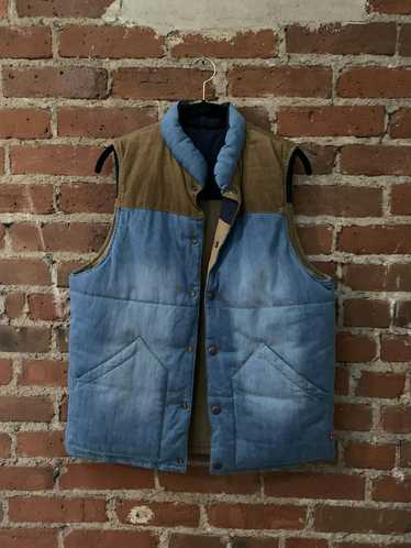 Grn × Grn Tokyo TOKYO JAPAN REVERSIBLE VEST DENIM/