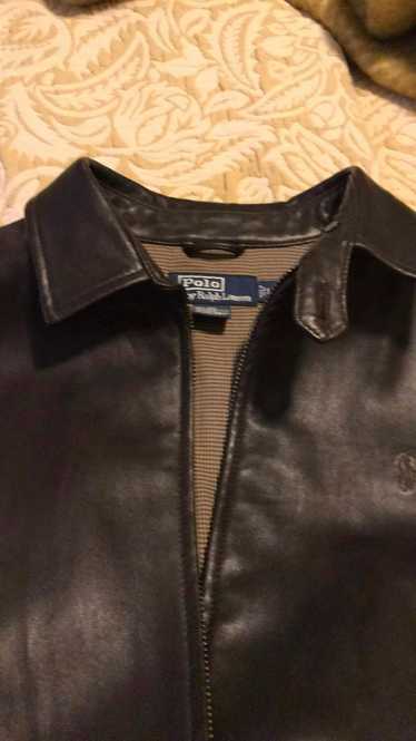 Polo Ralph Lauren Leather Varsity Jacket