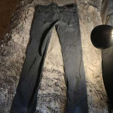 Paige Paige dark grey stretch denim jeans