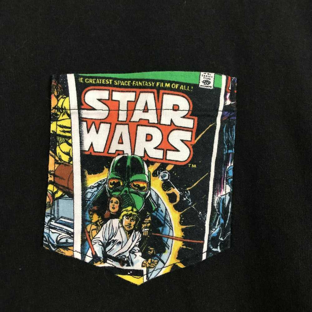 Star Wars × Vintage Star Wars Black T-shirt / M - image 3