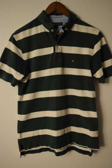Tommy Hilfiger Tommy Hilfiger Green and White Stri
