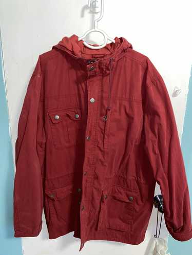 Old Navy Old Navy Red Hooded Light Coat