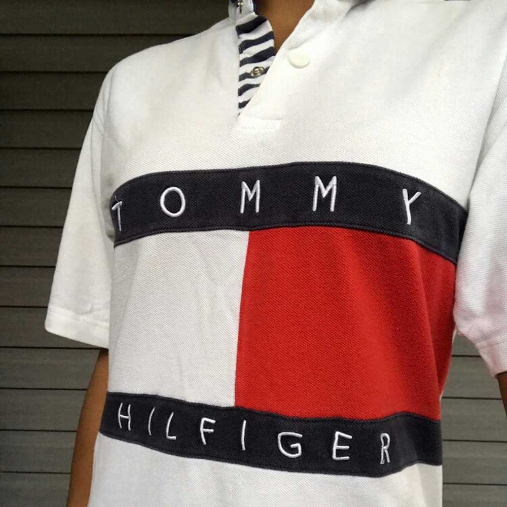 Tommy Hilfiger Vintage Tommy Hilfiger Big flag lo… - image 1