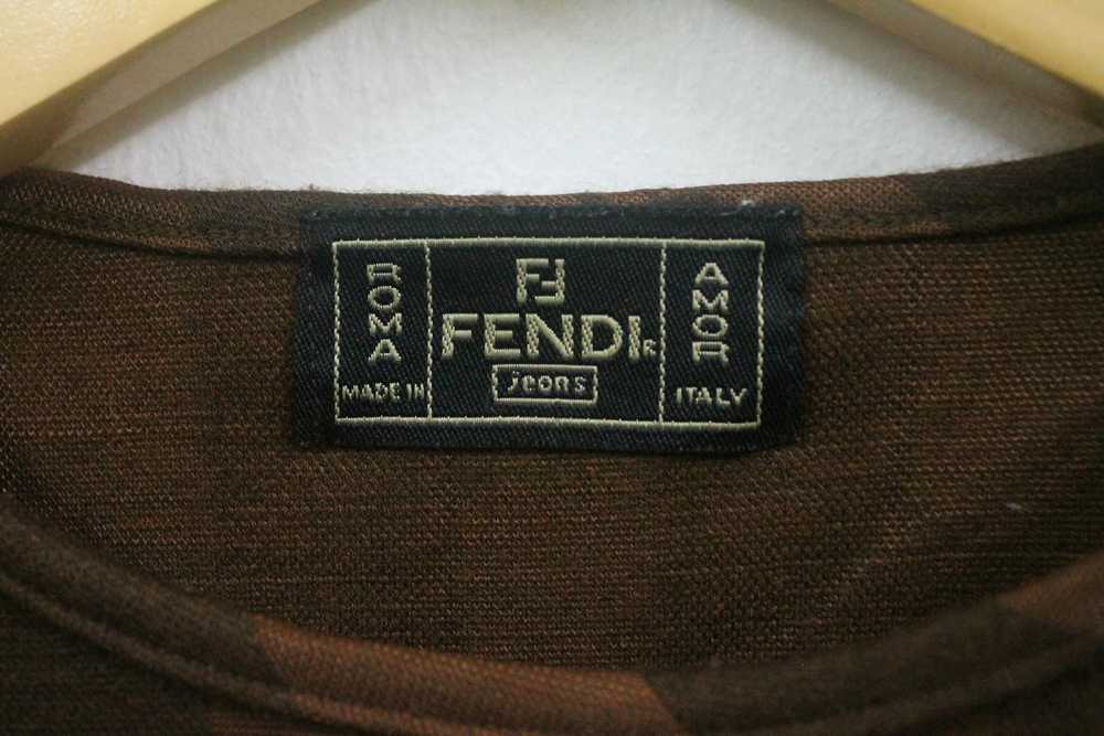 Fendi Vintage FENDI Longsleeve Spellout T shirt f… - image 4