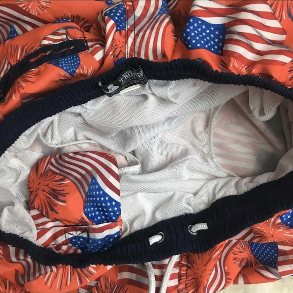 Other Rowdy gentlemen American flag swim trunks - image 6