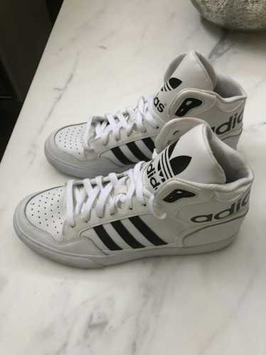 Adidas Adidas Black and White High Top Sneakers