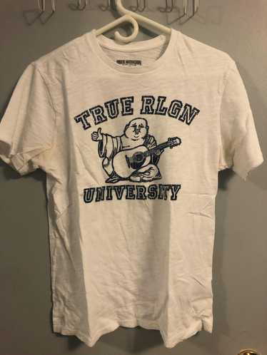 True Religion White Short Sleeved True Religion