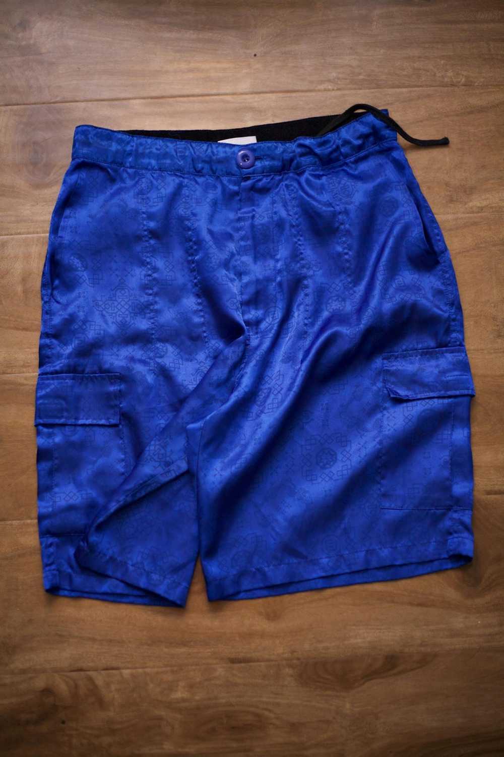 Clot CLOT royale blue silk cargo shorts - image 6