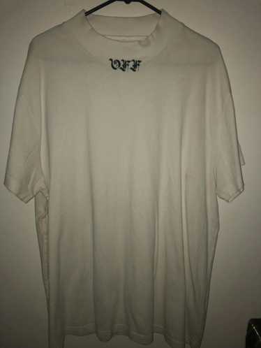 Off-White Mock Neck Tee