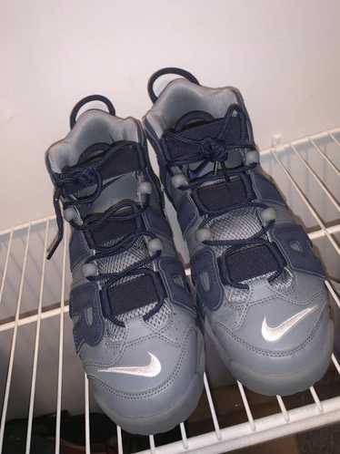 Nike Foamposit midnight blue and grey