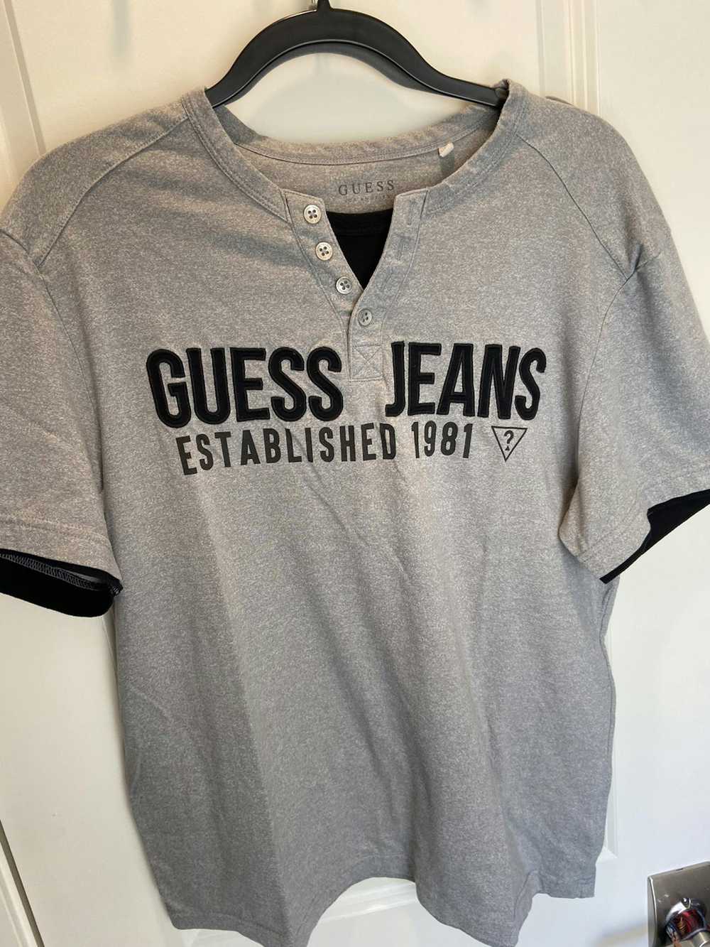 Guess Reflective Striped Tee - image 1